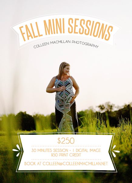 fall mini sessions