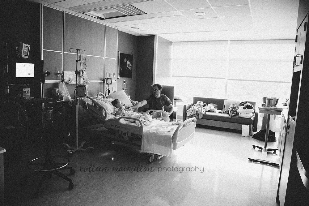 hospital room ct family photographer