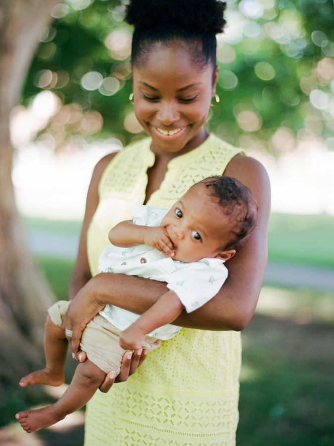 mama and baby portrait